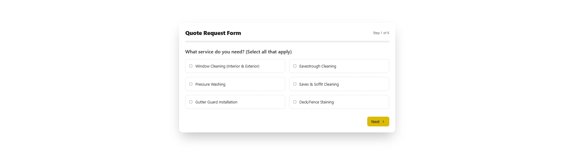 Integrated Quote System